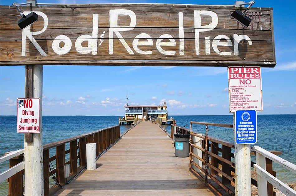fishing on anna maria island rod & reel pier